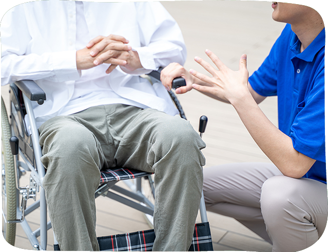 住み慣れた地域でその人らしい生活の継続を支援します